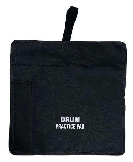 Image of LEOPARD 12 inch Double-Sided Drum Practice Pad with Drumsticks, Carry Bag & Stand, 3 Rebound Surfaces, Silent Snare Training Pad for Beginners, Students & Professional Drummers