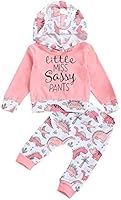 Baby Girls Spring Outfits Long Sleeve Hoodie Floral Tops Leopard Pants Set Newborn Girl Dinosaurio Clothing Sets