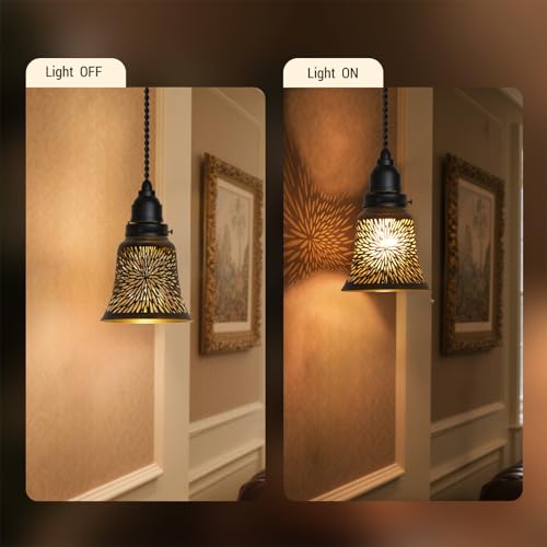 Image of 4 Pcs Laser Cut Metal Covers, Antique Bronze Chrysan Ceiling Fan LampShades | Size: 2.16 inch Top x 4.72 inch Bottom x 4.72 inchH. UNO fitter lamp shades. Laser-cut design decorative chrysanthemum light patterns.