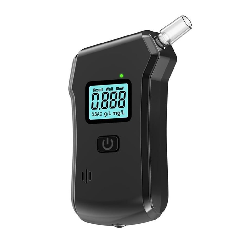 Profesjonalny alkomat, precyzyjny tester alkoholu z wyświetlaczem LCD
