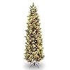 National tree company pre lit artificial christmas tree includes pre strung white lights and stand carolina pine slim 65 ft  urban country home decor