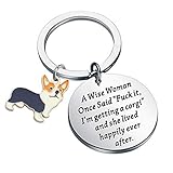 TGBJE Corgi Mom Gift: 'I'm Getting a Corgi...' Keychain for Dog Lovers