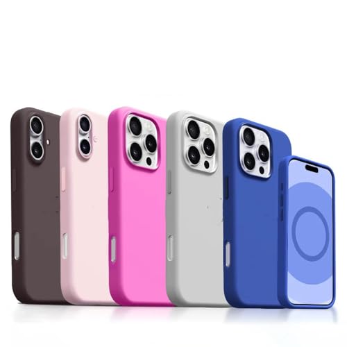 Coque iPhone 15 Pro antichoc silicone liquide magnétique soleil - 3