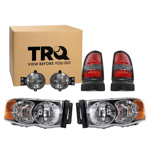 TRQ Lighting Kit CH2502135 CH2503135 CH2592121 CH2593121 CH2800122 CH2801122 Compatible with 2002 Dodge Ram 2500 Ram 3500