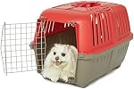 MidWest Homes for Pets Spree Travel Pet Carrier, Dog Carrier Features Easy Assembly and Not The Tedious Nut & Bolt Assembly of Competitors, Red, 24-Inch Small Dog Breeds (1424SPR)