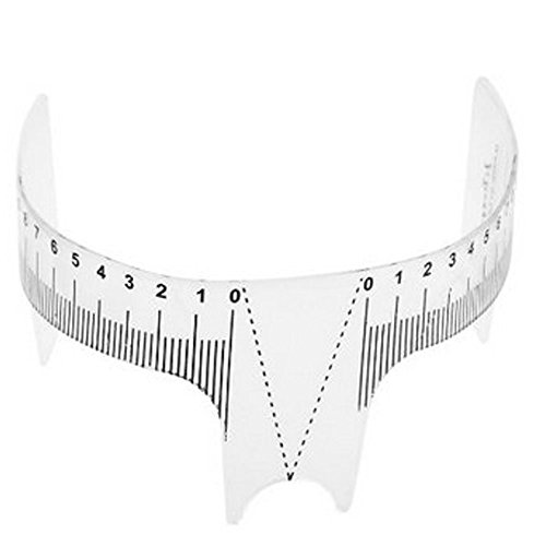 AORAEM Munsu Makeup Eyebrow Grooming Stencil Shaper Ruler Measure Stencil Tool