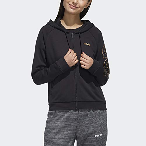 Veste Adidas W E Brand HD TT pour femme : veste de sport zippée avec capuche