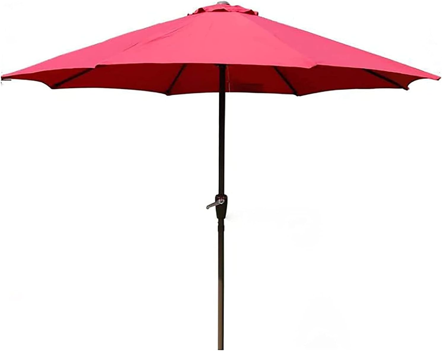 Canopies Shade Parasols Round Courtyard Umbrella for Beach Balcony Pool Lawn BBQ Deck Camping, Garden Patio Umbrella with Parasols,Red-2.5X2.7M