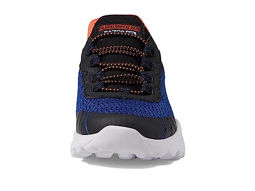 Skechers Tênis infantil unissex Razor Air-Hyper-Brisk, Azul royal/preto, 3.5 Big Kid