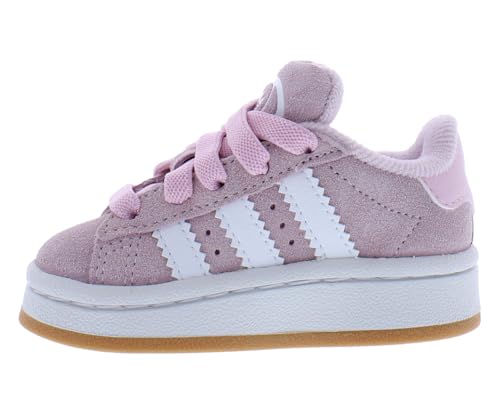 Image of adidas Campus 00s CF EL Infant /Toddler Shoes Size 5, Color: Baby Pink /White /Gum Sole