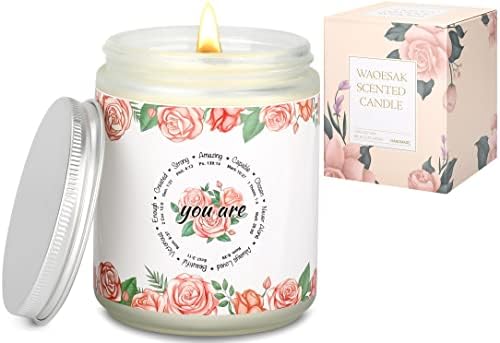 Mothers Day Gifts, Christain Gifts for Women, Mom, Sister, Friends, Inspirational Gifts for Women, Candle Gifts for Women, Lavender Scented Candles, Candles for Home Scented, Handmade Scented Candle.