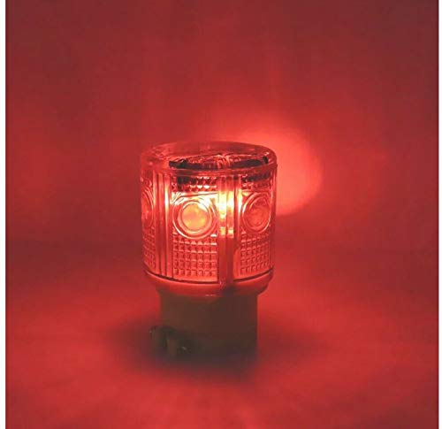 Solar Strobe Warning Light, With Strong Magnetic Base High Bright Led Flashing 360° Wireless Control Automatically Turn On Waterproof Ip65 For Construction, Traffic, Factory, Safety Sign (Yellow) #TOP6