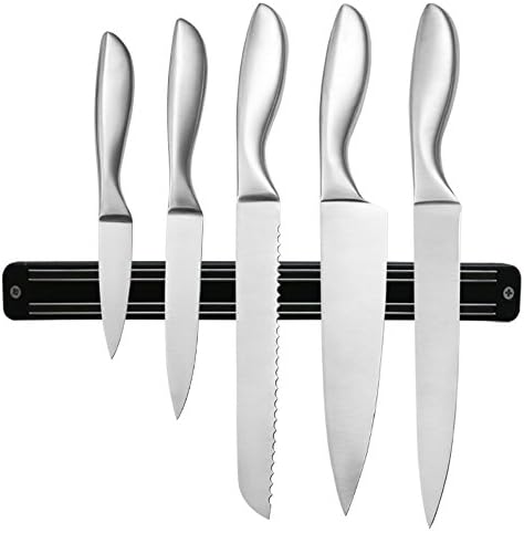 BGT 5Pcs/Set Stainlss Steel Kitchen Knife Set (001 with magnet holder)
