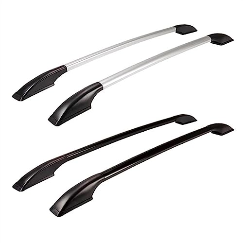 Barres de toit design noir 160cm finition prestige pour ligne voiture épurée