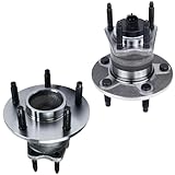 Autoround 512285 Rear Wheel Bearing and Hub Assembly Compatible with Chevy Malibu 2004-2012 Cobalt 2009-2010 HHR 2008-2010, Pontiac G6 2005-2010, Saturn Aura 2007-2009, 5 Lug w/ABS, Set of 2