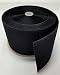 6" BLACK SEW-ON HOOK and LOOP FASTENER - HOOK SIDE ONLY - 1 YARD