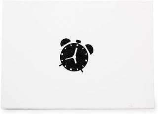 Alarm Clock Timing Time, quality rubber stamp, ideal for crafts scrapbooking invitations cards and tags CCSTA-20295