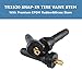 EZISOE 50 Pcs Tire TPMS 20008 Pressure Monitoring System Sensor Explosion-Proof Snap in Tire Valve Stems