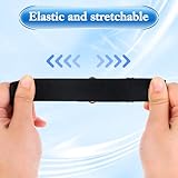 4Pcs Sleeve Garters for Men and Women, Black Elastic Sleeve Holders, Adjustable Anti-Slip Shirt Holders, Armband for Business Professionals Bartenders, Arm Garters Matching with Shirt Jacket Sweater - Image 2