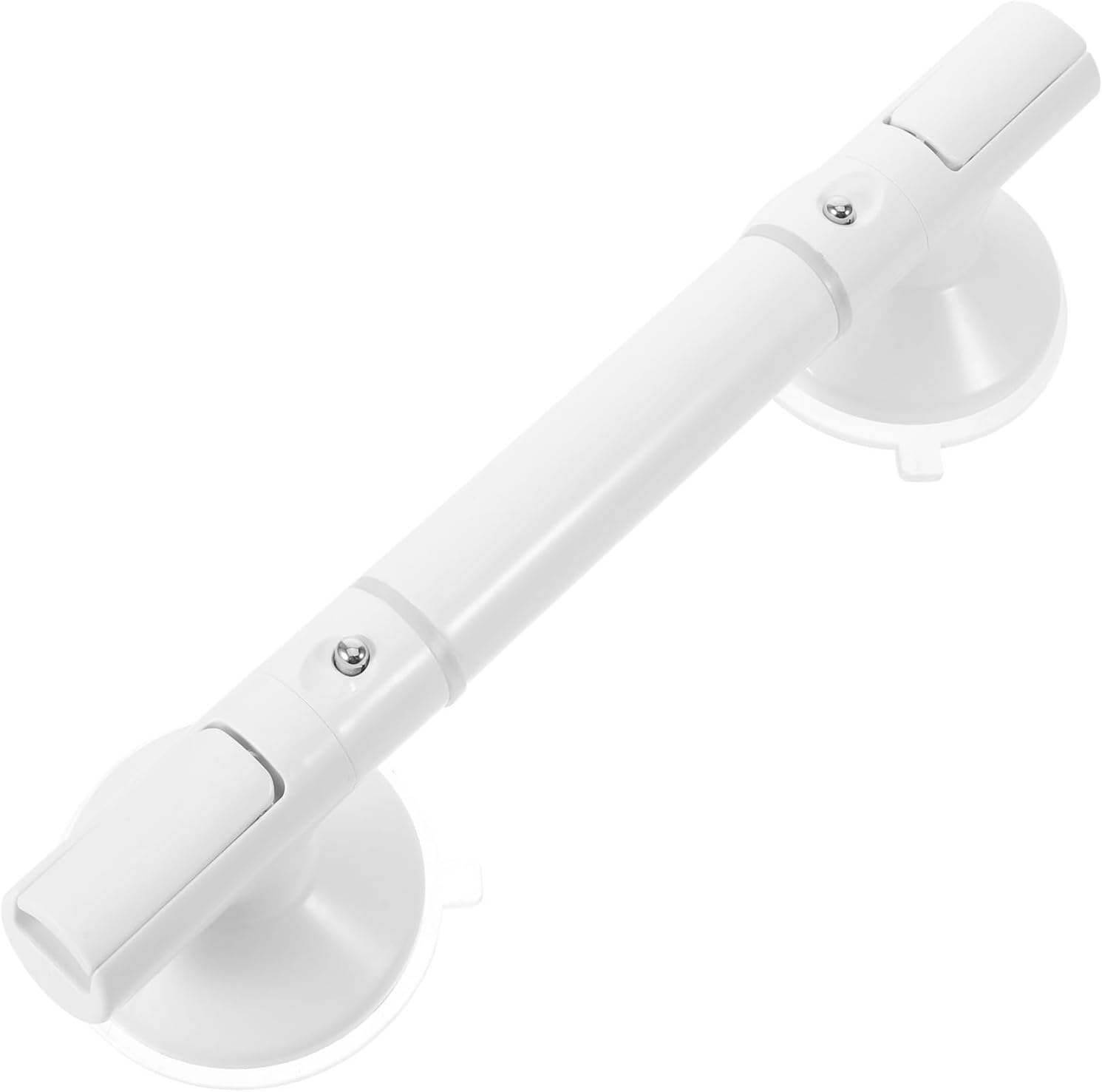 White Bathroom Grab Bar for Seniors, Plastic Safety Handle Support