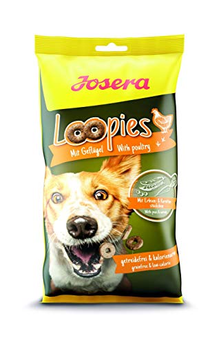 Josera Hundesnacks Loopies mit Geflügel, 1er Pack (1 x 150 g)