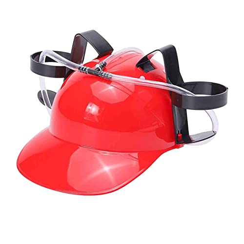LZYJ Fauler Bierhut - Trinkender | Trinker-Bier- und Soda-Guzzler-Helme, Party-Neuheitsgeschenk mit verstellbarem Riemen, Pink, Gelb, Rot, Blau Cover