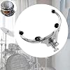 Vaveren Tom Drum Suspension Rim Mount, Heavy Duty Drum Set Accessory, Metal Tom Drum Percussion Mount for Drum, 10inch