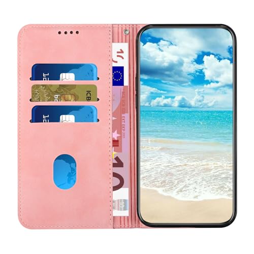 Étui compatible Samsung Galaxy S25 Edge rose protégeant écran et cartes - 5