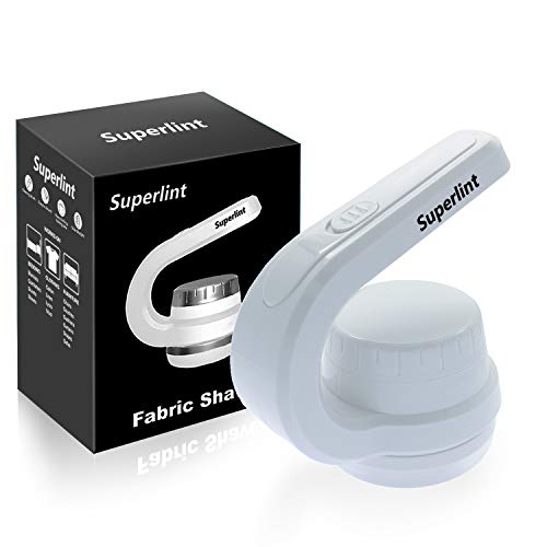 SUPER LINT Fabric Shaver and Lint Remover, Battery Operated Sweater Shaver Best Fuzz