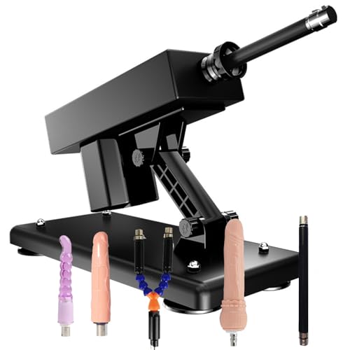 AMAZBEE Sexmaschine Sex Spielzeug für Paare Extrem Automatische Stoßfunktion mit Zubehör Fuck Machine Erotisches Sexspielzeug für Frau (4pcs Accessories)
