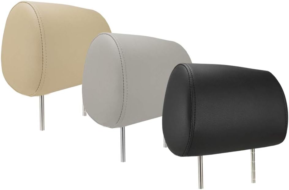 Gemini_mall Universal 7 Inch Car Headrest Monitor Rear Seat Entertainment Multi-media Player for DVD Player and Video Games Beige