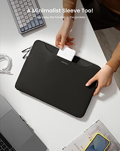 Image of tomtoc 13-16 Inch Laptop Carrying Bag for 13-16-inch MacBook Air /Pro M4 /M3 /M2 /M1, 13-15-inch Surface Pro /Laptop, Copilot+PC