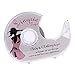 oshhni Nastro Biadesivo, Nastro per Il Corpo, Nastro in Tessuto - Pelle con Un Distributore - 100Pcs, 1,5 centimetri