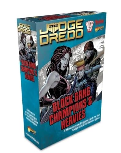 Block Gang Champions & Heavies Judge Dredd Warlord Games figurines
