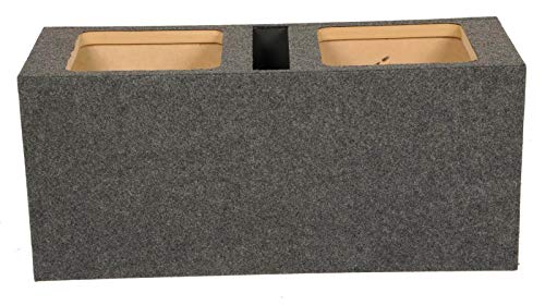 Square Kicker Solobaric Dual 12" Ported L3 L5 L7 Subwoofer Enclosure - Open Box #TOP4