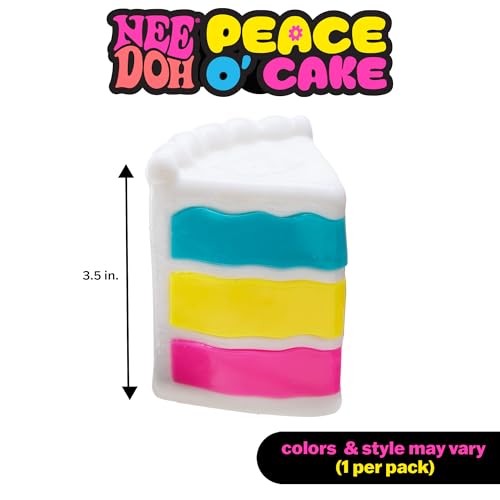 Schylling Needoh Peace O Cake - Sensory Squeeze Toy - Colors May Vary image 12