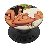 Sexy Naked Lesbians Pin Up Girl Nude Lesbian Lovers PopSockets Adhesive PopGrip
