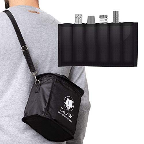 DILAW® Shot Shisha Aluminium Edelstahl 22cm Hookah to Go + LED Licht | Wasserpfeife | Kaminkopf | Komplettset… – Bild 8