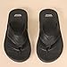 Amazon Essentials Men's Slip-on Flip Flop Comfort Sandals - Black, Size 14, Casual