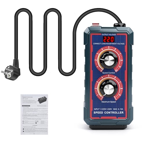Régulateur de tension 220V AC pour ventilateur d'extraction et souffleur d'atelier