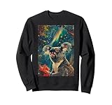 Photo Gallery divertente koala art vintage grafica retro felpa Photo Gallery divertente koala art vintage grafica retro felpa
