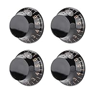 Material: The control knobs are made of high quality plastic, which is sturdy and durable, ensures a long time use. Smooth Surface: Delicate workmanship with good texture, providing smooth for you to use. Easy to Use: It fits for 6mm diameter pots, e...