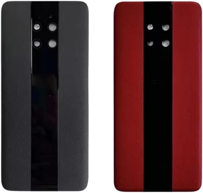 YOOOKOOO Compatible Rear Back Cover for Huawei Mate 20 RS Porsche Design – Battery Door Housing Replacement Part (Red)