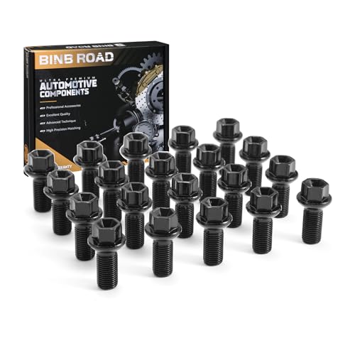 Image of 20Pcs M14 x 1.5 Wheel Lug Bolts Nuts Compatible with Mercedes Benz C300 E350 CLA250 GL350 ML350 SLK350 W204 W211 C209 W164 W251 (Replaces 0009908307)