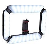 ✅ Das LED Dauerlicht verfügt über 200 LEDs (100 kaltweiss und 100 Warmweiss) und hat eine Leistung von 20 Watt. Die leistung ist stufenlos regelbar.