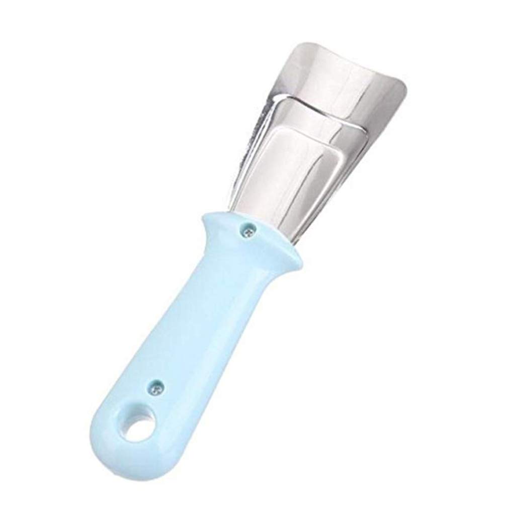 Refrigerator Ice Scraper Universal Stainless Steel Freezer Multifunction Defroster Long-lasting Deicing Flat Utensil Household blue
