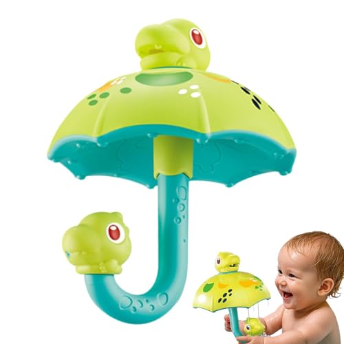 Juguete para Paraguas para Paraguas De Dinosaurio para Niños, Juguete De Baño De Ducha Paraguas De Dinosaurio para Niños, Cabezales De Ducha De Animales para Bebés Rotativos, Rociador De Baño De Bebé