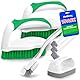 Holikme 7 Stück Scheuerbürste Set, Schrubbbürste Eckbürste Schrubbpads Fugenbürste mit Schaberspitze Scheuerschwämme für Badezimmerboden Badewanne Dusche Fliesen Badezimmer Küche Putzbürste