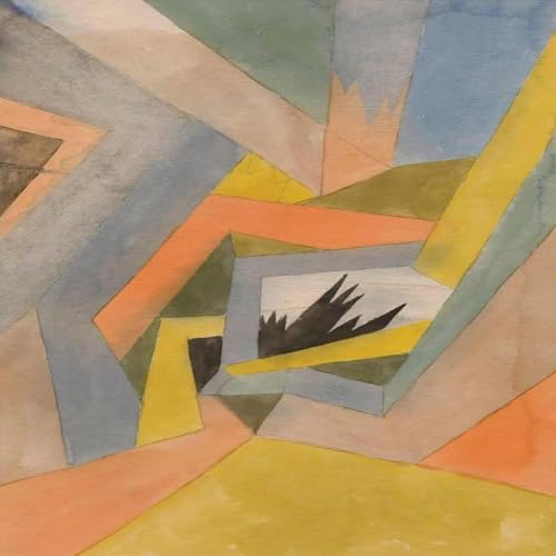 Affiche de Paul Klee pour habiller un mur blanc avec une peinture de paysage sur toile