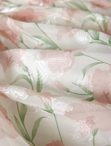 Girls Floral Dress One Shoulder Ruffle Sleeves Summer Casual Dress Pink Tulip 3-9 Y4